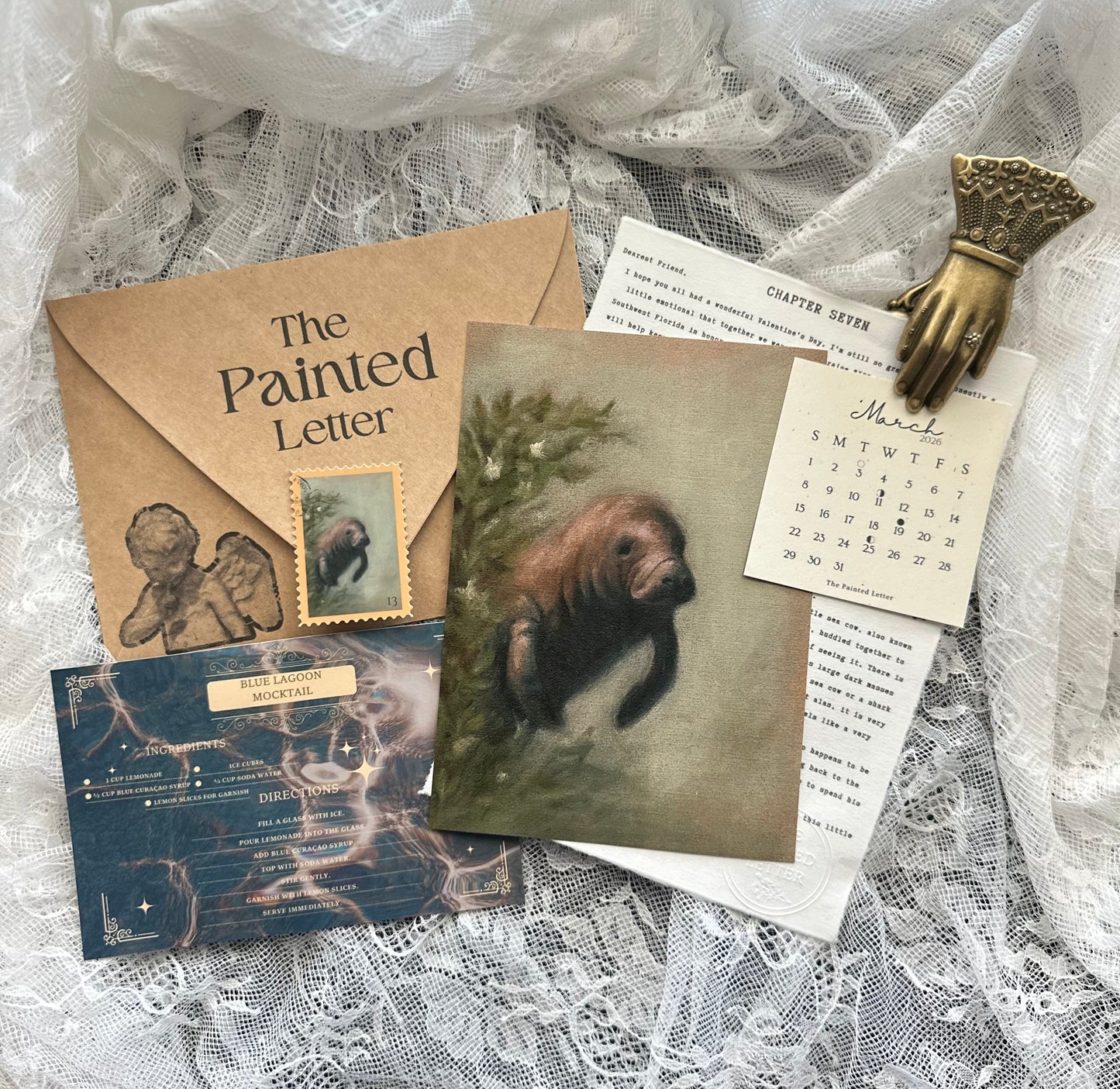 The Painted Letter - Monthly Art & Letter Subscription