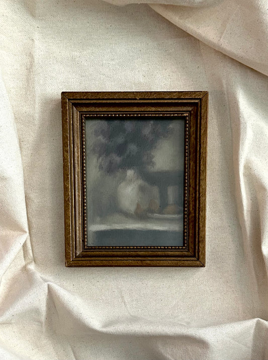 Moody Pear Still Life