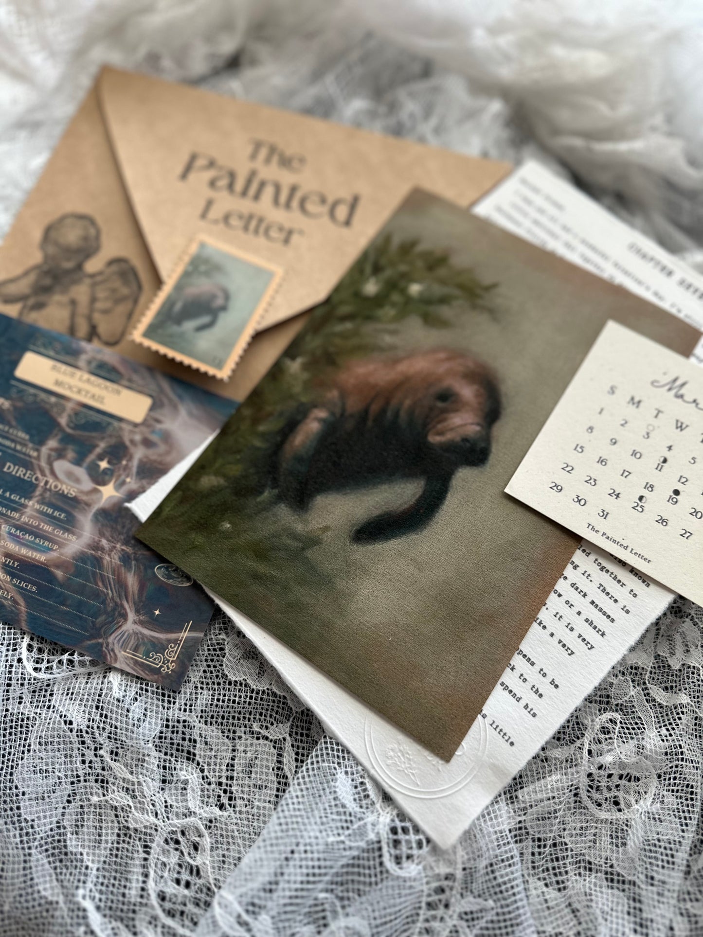 The Painted Letter - Monthly Art & Letter Subscription
